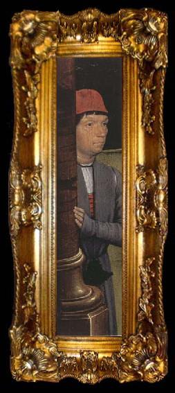 framed  Hans Memling Detail from Saint john the Baptist, ta009-2